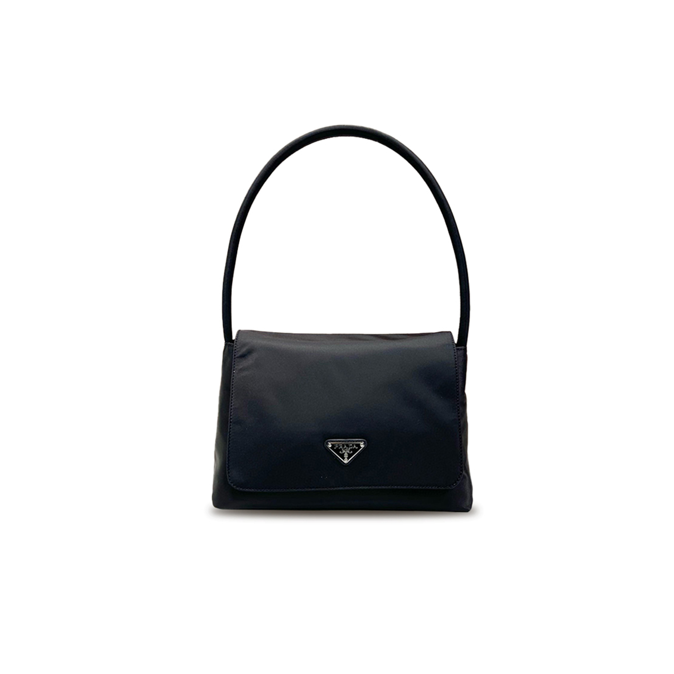 Pra*a black shoulder bag 1bh628 (28*18*10cm)